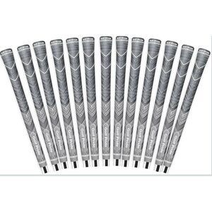 Golf Pride MCC Plus 4 Midsize Golf Grips Grey 13 Pc All Weather Hybrid Grip NEW